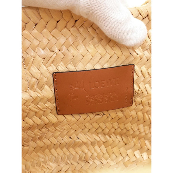 LOEWE x Studio Ghibli  Loewe Studio Ghibli Collaboration Soot Sprite Basket Bag Tote